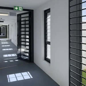 SECUFIRE® steel tubular frame door